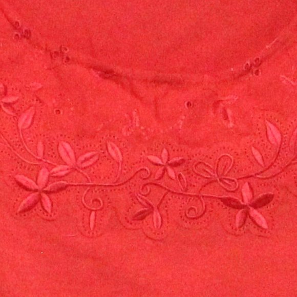 TanJay Papaya Color 1X Women's Pull Over Top - Picture 10 of 11